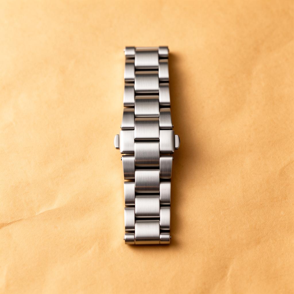 Steel watch strap